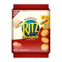 Bánh Quy Giòn Kẹp Kem Vani, Ritz Crackers, Vanilla Sandwich, 7 Gói, 21 Cái (187g) - NABISCO