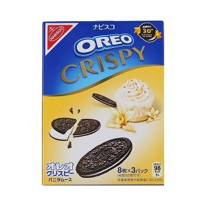 Bánh quy giòn nhân kem vani Nabisco Oreo Crispy 154g