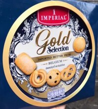 BÁNH QUY GOLD HỘP THIẾC 200GR Thái Lan
