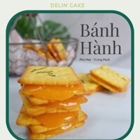 Bánh quy hành kẹp kẹo vị Phô Mai/ Trứng Muối túi 500gr I ÍT NGỌT I Ibánh tết 2023I Delin Cake