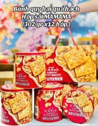 Bánh Quy Hạt Quả Hạch Hộp Sắt