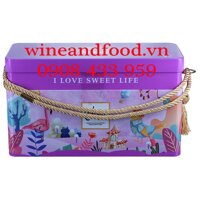 Bánh quy hỗn hợp I Love Sweet Life Colorful hộp thiếc 608g