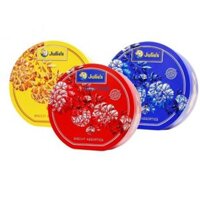 Bánh quy hộp thiếc 100g Julie’s Assorted Biscuits vạt đáy