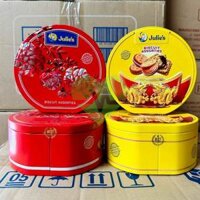 Bánh quy hộp thiếc vạt đáy 100g Julie’s Assorted Biscuits