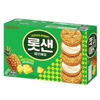 Bánh Quy Kem Vị Dứa Lotte Sand Hộp 315g