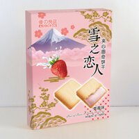 Bánh Quy Kẹp Kem Dâu Snow Lover Ajiichiban