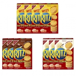 Bánh quy kẹp kem phô mai Ritz Crackers hộp 160g