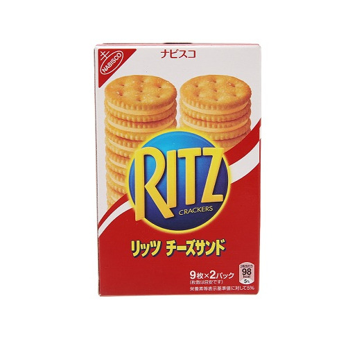 Bánh quy kẹp kem phô mai Ritz Crackers hộp 160g