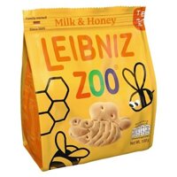 Bánh quy Leibniz Zoo vị sữa và mật ong gói 100g (từ 3 tuổi)