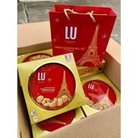 Bánh Quy Lu Pháp Hộp Thiếc 310g (Kèm Túi Xách)