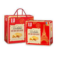 BÁNH QUY LU Veritable Petit Beurre 600g Hộp thiếc 13168 bánh tết 2025
