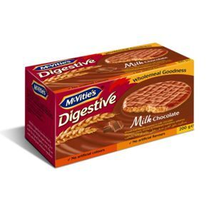 Bánh quy lúa mỳ Digestive hiệu McVities hộp 200g