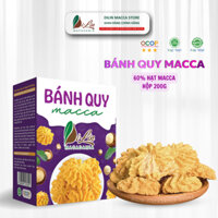 Bánh quy Macca - DILIN MACADAMIA, giàu dinh dưỡng. Từ bột Macca Tây Nguyên và đường ăn kiêng (Hộp 200g)