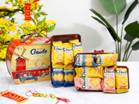 Bánh quy mè giòn tan Gouté (phiên bản đặc biệt) hộp thiếc 432g