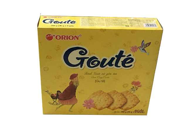 Bánh quy mè Gouté hộp 144g