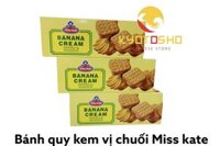 Bánh quy Miss Kate Banana Cream - Hộp 10 gói