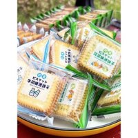 Bánh quy mỏng hương vị sữa DOE Malaysia 27 gói, bánh quy hương vị rau củ thuần chay 300g, bánh soda được gói riêng