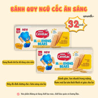 Bánh quy ngũ cốc ăn sáng Nestle Cerelac - UK cho bé ăn dặm từ 12 tháng - (Hộp 32 bánh)