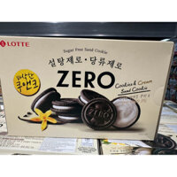 Bánh Quy Nhân Kem Lotte Cream Zero Hộp 288G