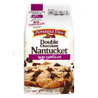 Bánh Quy Nhân Socola Đắng Giòn Pepperidge Farm Nantucket Crispy Double Dark Chocolate Chunk Cookies, Gói 220g (7.75 Oz.)