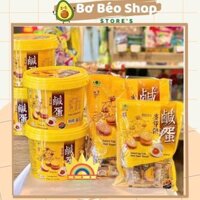 Bánh quy nhân trứng muối dẻo Đài Loan gói 500gr