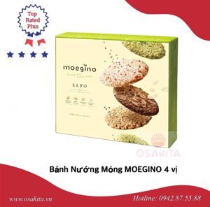 Bánh quy nướng mỏng MOEGINO 4 vị 60 chiếc
