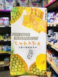 Bánh quy nướng vị Dứa Layer Biscuit 140g
