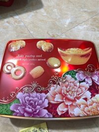BÁNH QUY NUTS PASTRY ANG DANISH TỔNG HỢP 600G THỎI VÀNG