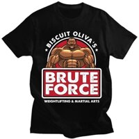 Bánh quy Oliva Brute Force Mới nhất Dễ thương Grappler Baki Hanma Yujiro Dou Kích thước lớn Vải cơ bản