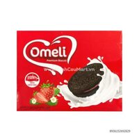 Bánh Quy Omeli Kem Vani Dâu Tây 300g
