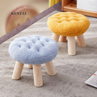 Bánh quy phân nhỏ gỗ nguyên khối giày trẻ em băng ghế sofa bàn cà phê phân thấp
