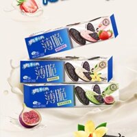 Bánh quy sandwich giòn Oreo 95g*6 hộp, vụn Oreo vani, đồ ăn nhẹ, thực phẩm giải trí