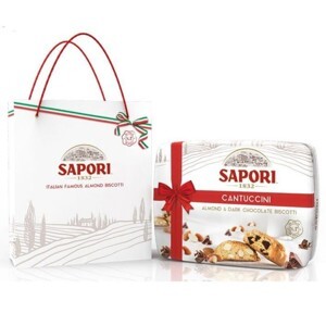Bánh quy sôcôla giòn Cantuccini hiệu Sapori – 350g