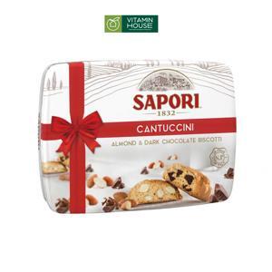 Bánh quy sôcôla giòn Cantuccini hiệu Sapori – 350g