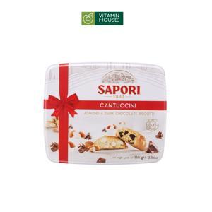 Bánh quy sôcôla giòn Cantuccini hiệu Sapori – 350g