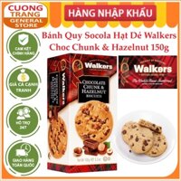 Bánh Quy Socola Hạt Dẻ Walkers Choc Chunk & Hazelnut 150g