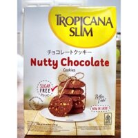 Bánh quy socola không đường TROPICANA SLIM Nuty Chocolate Cookies 200gr - INDONESIA