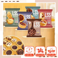 Bánh quy socola LSS, bánh quy bơ phủ socola, bánh cookies socola - ăn vặt 083