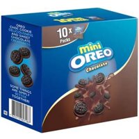 Bánh Quy Sôcôla Oreo Mini Hương Chocolate (Hộp 10 gói)