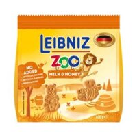 Bánh Quy Sữa & Mật Ong Hình Gấu & Ong, Leibniz, Zoo, Bears & Bees, Milk & Honey Biscuits (100g) - BAHLSEN