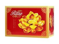 BÁNH QUY THẬP CẨM 120G - Ritaz Gold ( hộp giấy trung mẫu bông Sen )