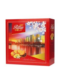BÁNH QUY THẬP CẨM  210G - Ritaz Gold ( hộp vuông nhỏ mẫu cảnh )
