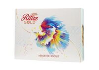 BÁNH QUY THẬP CẨM  270G - Ritaz Gold ( hộp chữ nhật lớn mẫu con Cá)
