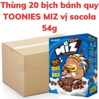 Bánh quy TOONIES MIZ vị socola hộp 54g