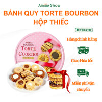 BÁNH QUY TORTE BOURBON HỘP THIẾC 310gr - 5 loại
