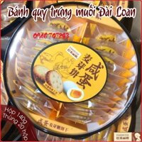 Bánh quy trứng muối đài loan hộp tròn 180gr