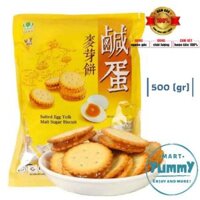 Bánh quy trứng muối Đài Loan (Gói 500 gram)