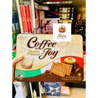 Bánh quy vị cà phê coffee joy hộp thiếc sang trọng 450g