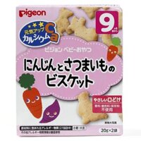 Bánh quy vị cà rốt và khoai lang Pigeon 40g