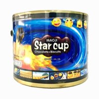 Bánh quy viên kem Socola Star Cup - hộp 100 viên